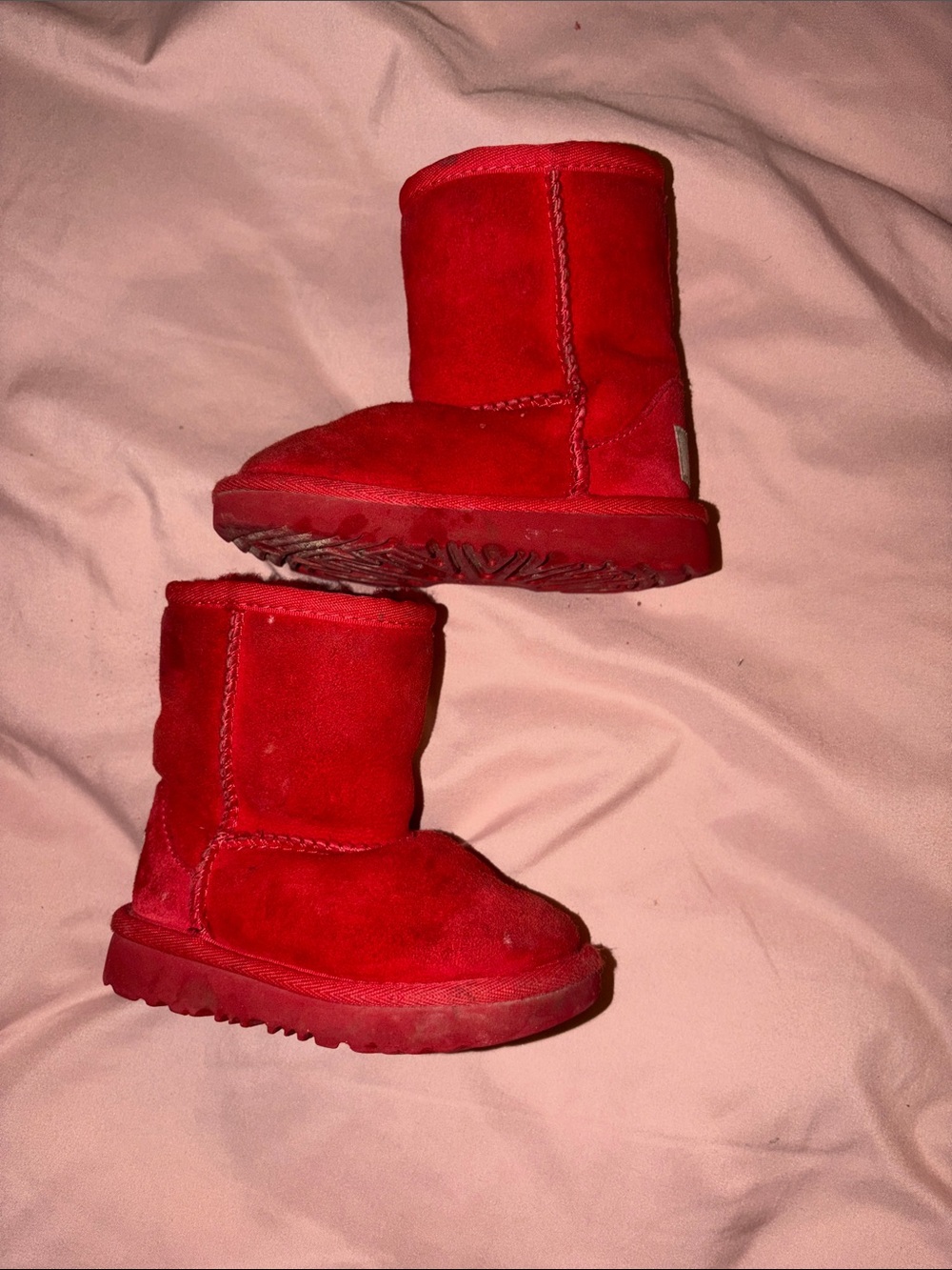 UGG Red Suede Short Classic Boots
